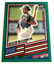 Dexter McCleon Jr. 2026 Prizm USA Stars & Stripes Green Scope RC Card /99 !!!