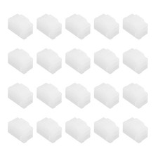 RJ45 Dust Covers Caps, Clear Ethernet Port Protector Covers, Pack of 50
