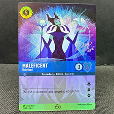 Disney Lorcana TCG Maleficent Uninvited Disney100 Promo 22/P1 Foil EN