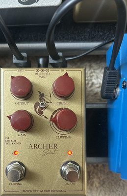 J. Rockett Audio Designs Archer Select Analog Overdrive Pedal Guitar