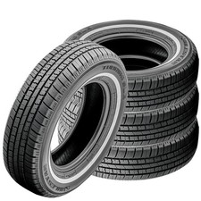 4 Milestar Ms775 P18575r14 89s Tire White Side Wall Classic Vintage All Season