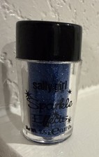 Sally Girl Sparkle Effects Loose Glitter MIDNIGHT BLUE for makeup or nails WoW 
