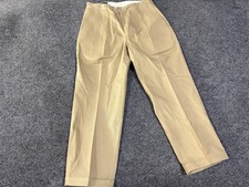 Polo Ralph Lauren Pants Mens 34x30 Khaki Hammond Pleated Chino Casual