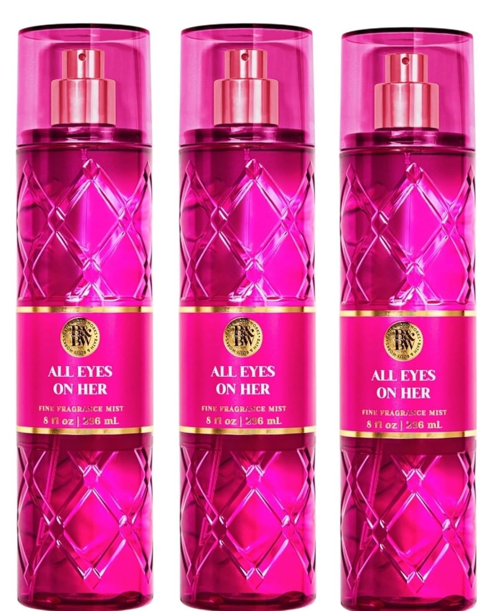 3 PACK!! BATH AND BODY WORKS FINE FRAGRANCE MIST SPRAY 8 oz ea