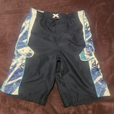 OP OCEAN PACIFIC Boy's Board Shorts Swim Trunks Size XL 14/16 Blue Retro