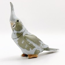 Kaiyodo Nymphensittich grau Mini Figur Maskottchen Tier Spielzeug Schokolade ...