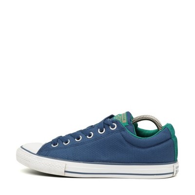Converse Damen Low Top Schuhe dunkelblau/grü Textil Niedrig Star Sneaker EU 37.5