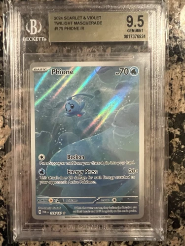 Phione 175/167 Sv06: Twilight Masquerade Holo IR BGS 9.5 PSA 10