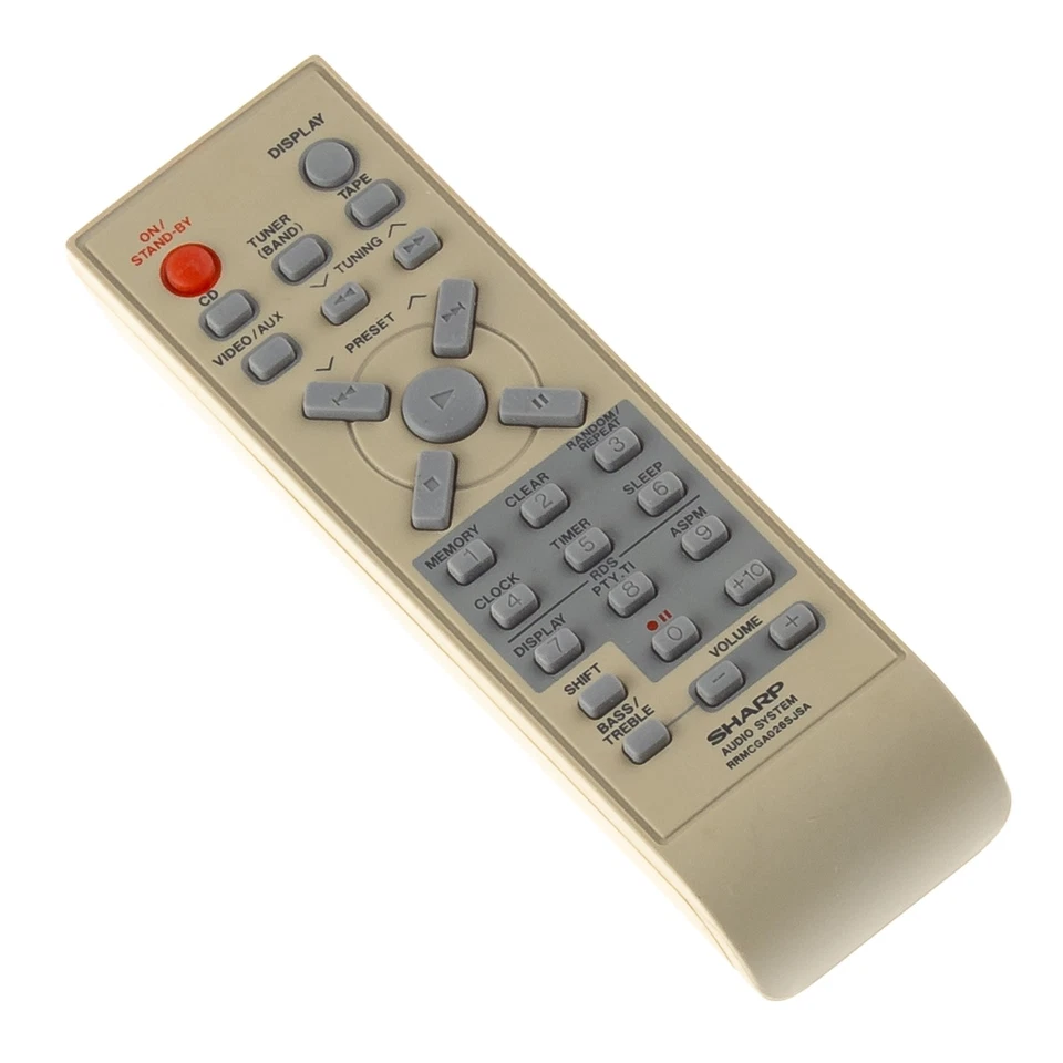 Sharp RRMCGA026SJSA Télécommande Audio, Vérifiée - Photo 1/1
