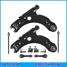 10pcs Front Lower Control Arm Kit For 01-10 Volkswagen Beetle Golf Jetta 2771CC