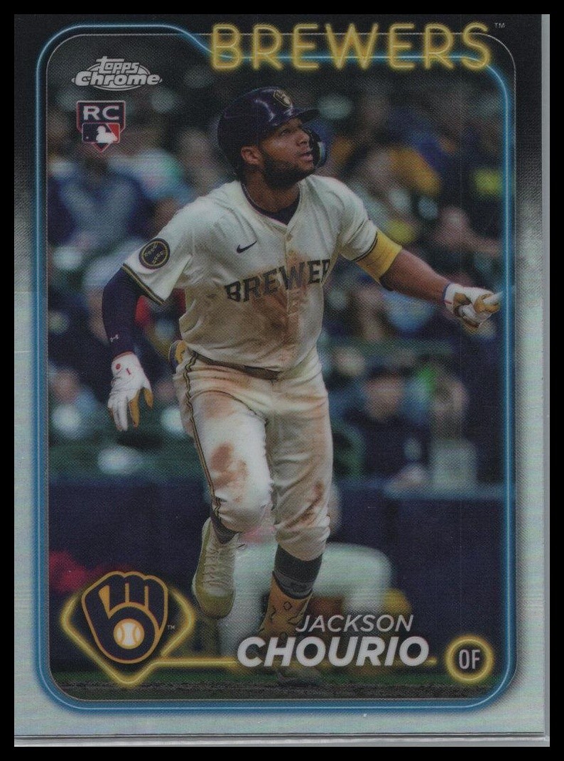 2024 Topps Chrome Update #USC18 Jackson Chourio Refractors