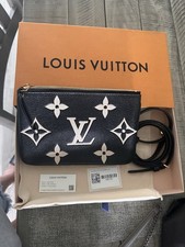 Louis Vuitton Double Zip Pochette Monogram Sh...