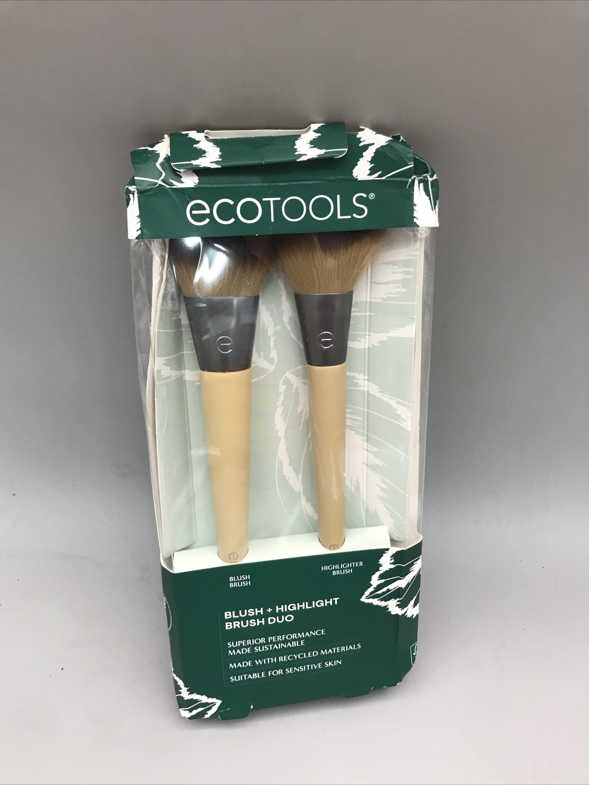EcoTools Blush + Highlight Brush Duo, Makeup Brushes New