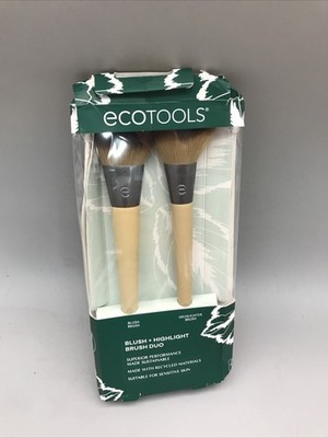 EcoTools Blush + Highlight Brush Duo, Makeup Brushes New