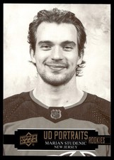 2021-22 Upper Deck UD Portraits Marian Studenic New Jersey Devils #P-69