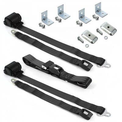 Chevy Impala 1965 - 1970 Standard 2pt BK Bench Seat Kit w/Brackets 3 Belts