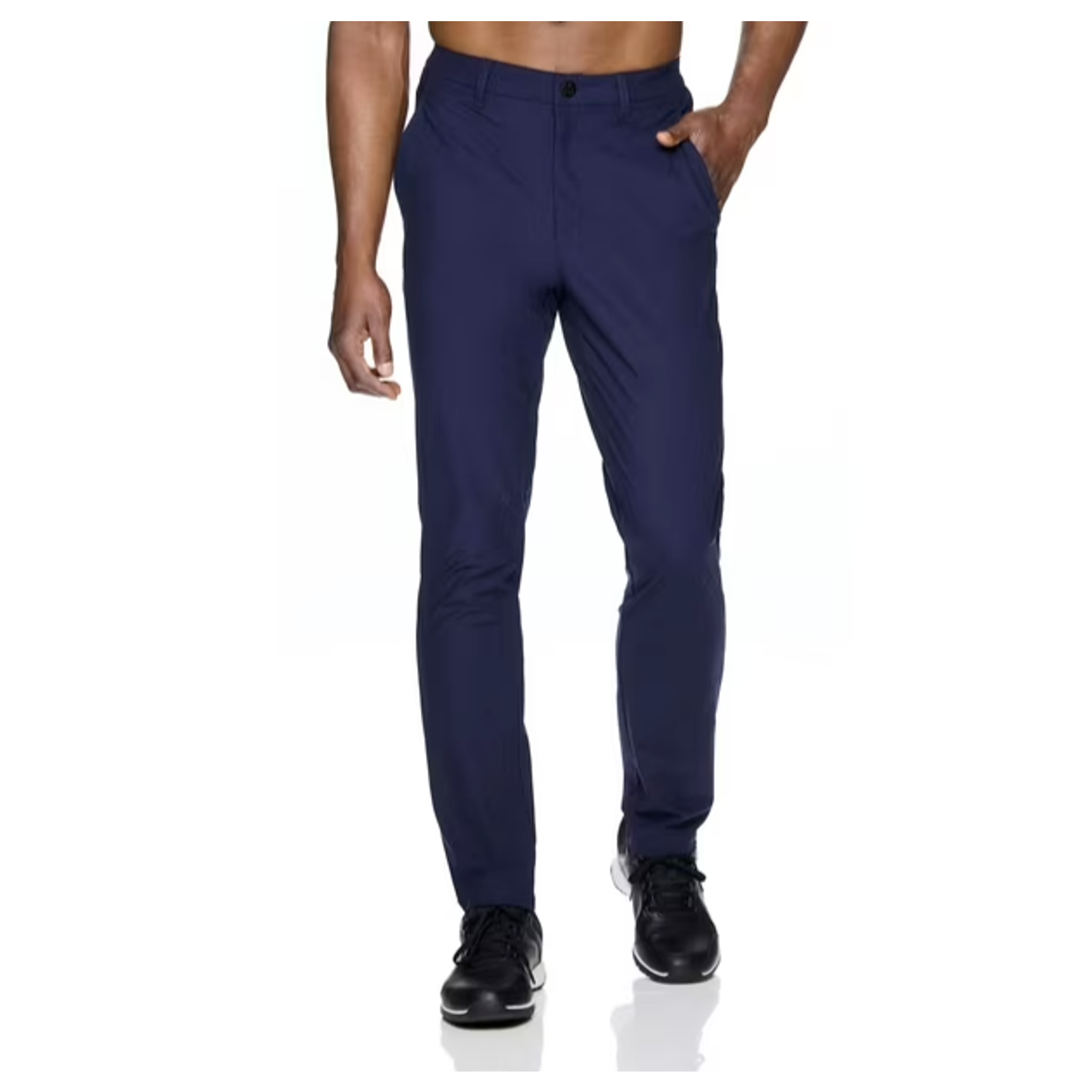 Reebok 5-pocket Anchor Golf pants Navy Blue Mens size 32 32x32 Tapered Stretch