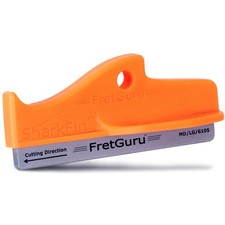 FretGuru SharkFin Guitar Fret Crowning File  Professional SHARKFIN-MD-LG