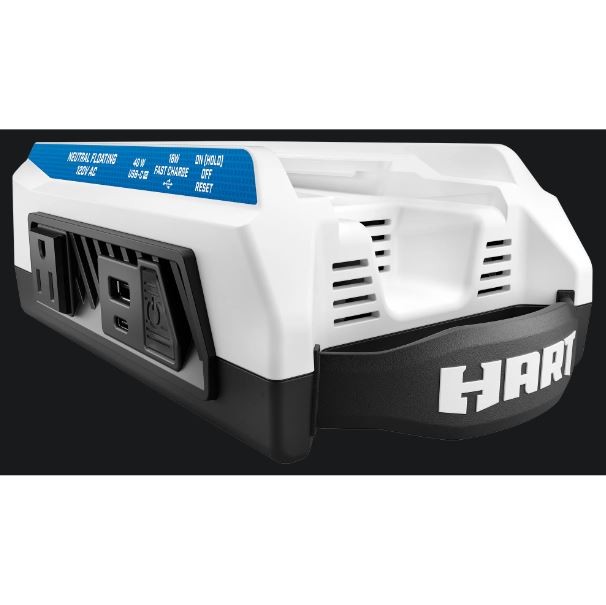 HART HLNV01BTLVNM 40-Volt Cordless 300 Watt Battery Powered Power Source with 11690₽