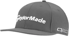 NEW TaylorMade Tour Flatbill Qi10/Tp5 Grey Snapback Golf Hat/Cap