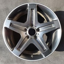 Mercedes-Benz Grey Machined Lip G550 Factory Rim 19" 2009-2018 Wheel OEM 85069
