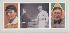 1993 BAT Triple-Folders Non-Numbered Inserts Hughie Jennings John McGraw HOF 1c1