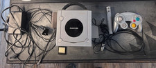 Nintendo GameCube Platinum Console-Silver w/ Controller, RF Power Cable, Mic