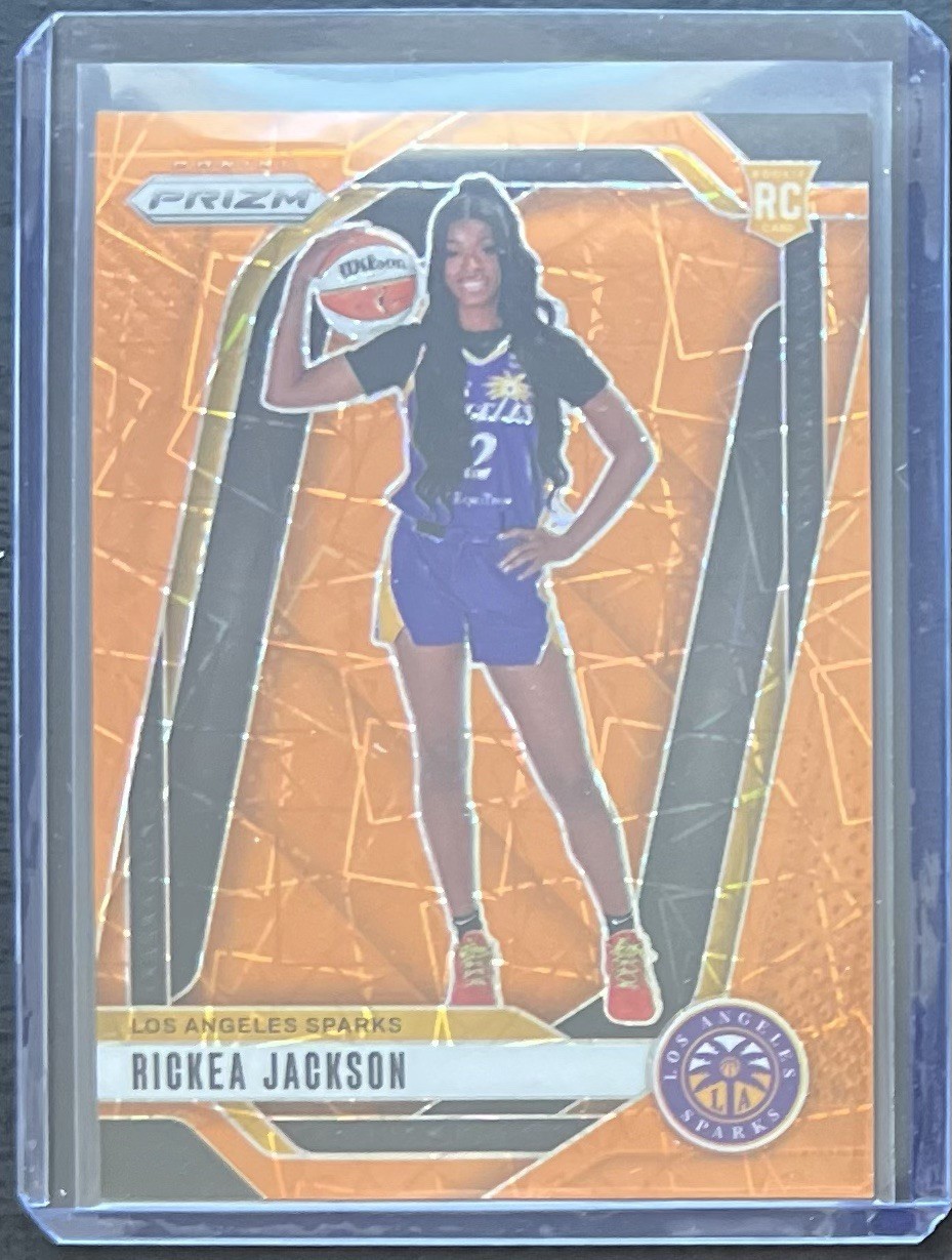 2024 Panini WNBA Prizm Rickea Jackson Orange Velocity Rookie RC #144⚡️