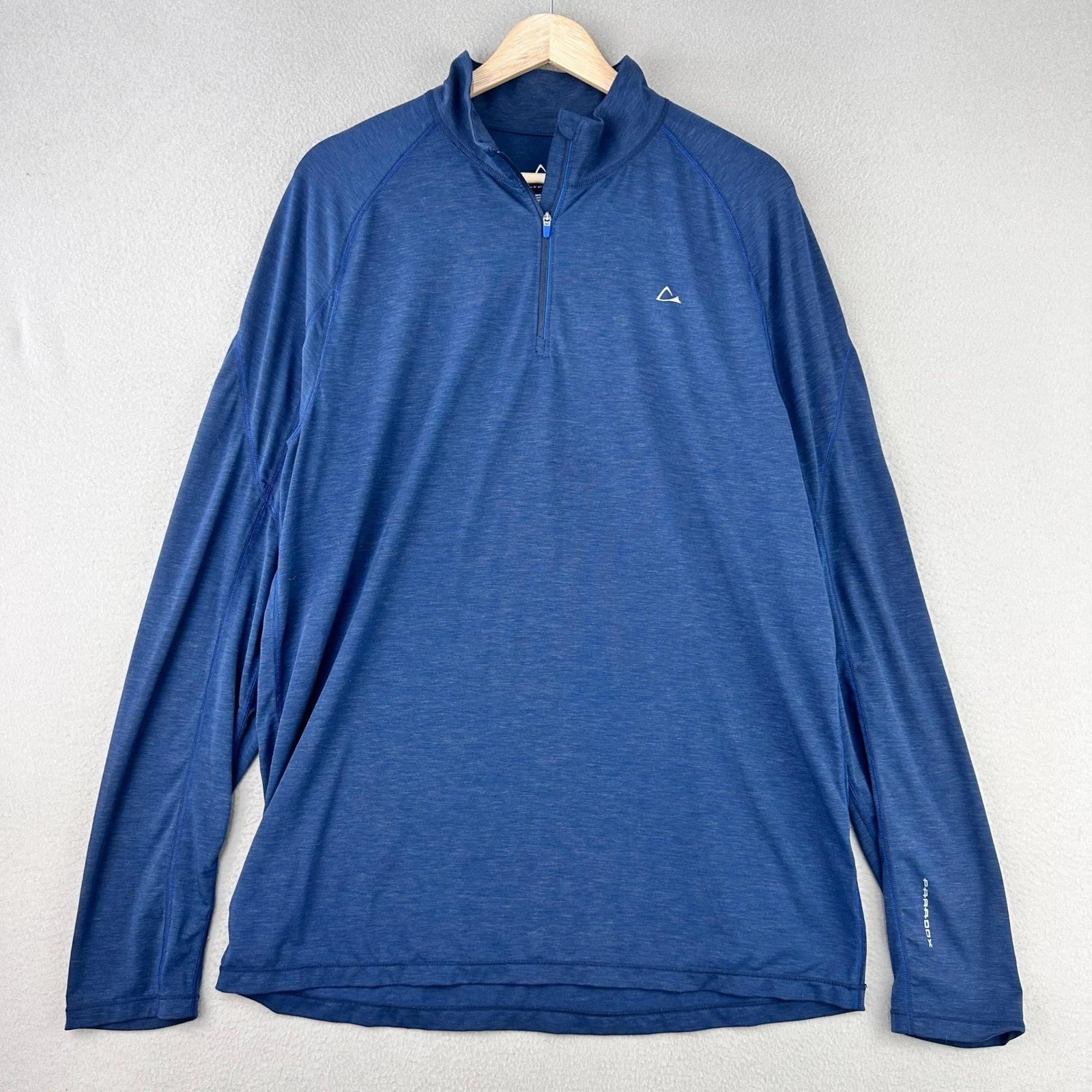 Paradox Merino Wool 1/4 Zip Pullover Men L Blue Athletic Drirelease Baselayer
Opens in a new window