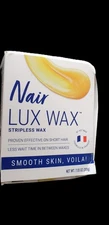 Nair Lux Wax Women's Stripless Hair Removal Waxing Kit for Legs, Bikini 7.05 Oz