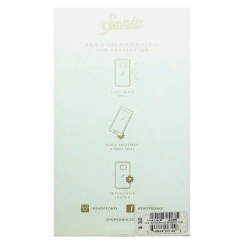 Sonix Clear Flower Design Case For SamsungGalaxyS7 CAS LNT FLORETTE SAM GS7 BLU - Image 4 of 4