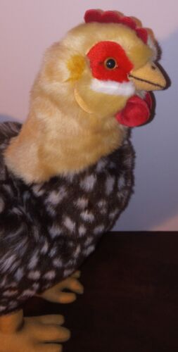 Unitoys Chicken plush NWT Large realistic hen stuffed animal bird rooster farm - Picture 6 of 11