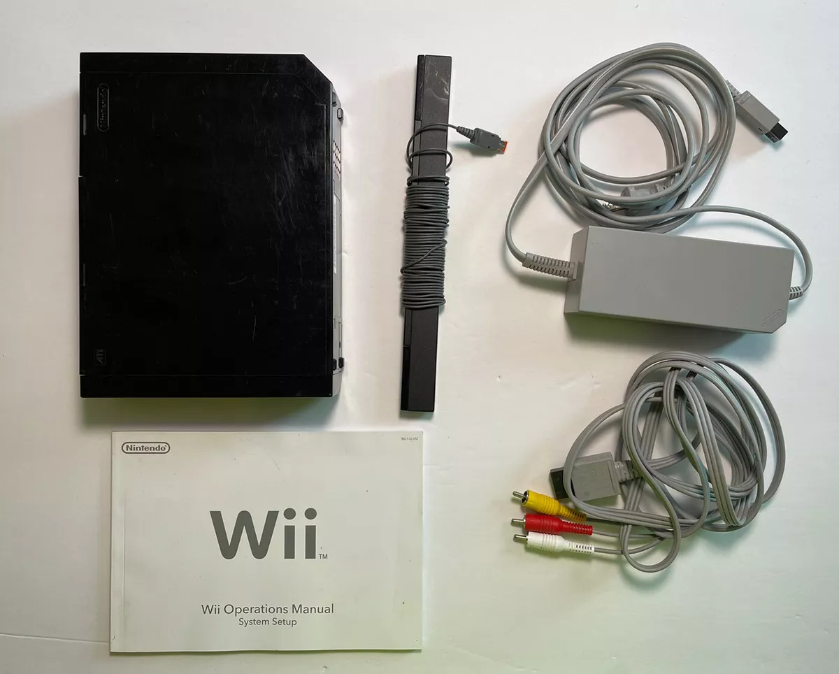 Black wii cheap system