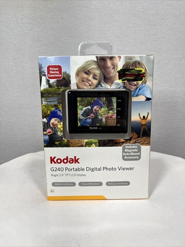 Kodak G240 Portable Digital Photo Viewer Red 2.4" TFT LCD Display 2MB Memory