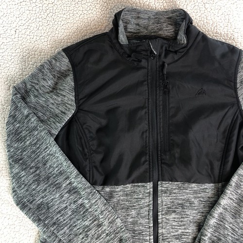Snozu Platinum Collection Women’s Fleece Lined Black/Gray Large Full Zip Jacket - Picture 2 of 13
