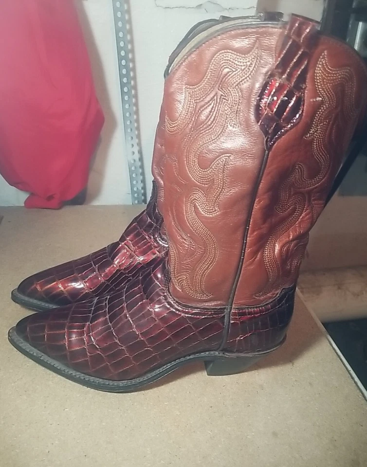 Botas de tacón Abilene Western de 2′′ para mujer, talla 7 1/2 M  Foto 3 de 4