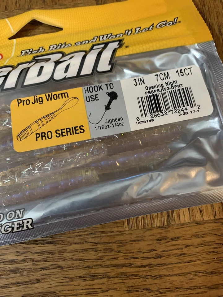 Berkley Power Pro 3" Plantilla Gusano Noche de Apertura 1ea 15ct - Totalmente Nuevo - ENVÍO N 24 HORAS Foto 3 de 4