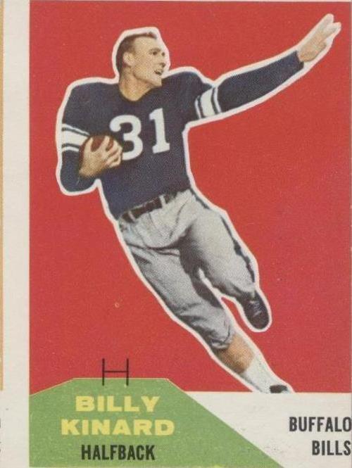 1960 Fleer - Billy Kinard #51 (RC) for sale online | eBay