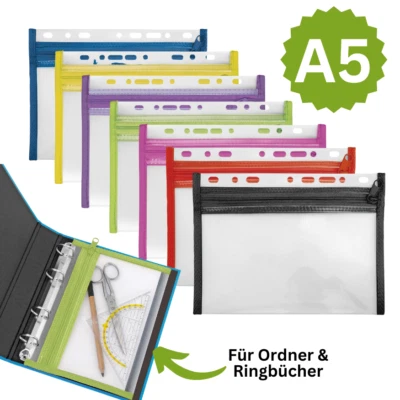 Veloflex Kleinkrambeutel VELOBAG® Ordner-Tasche Reißverschlussbeutel A5