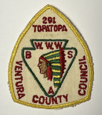 Parche de colección Topa Topa Lodge 291 Ventura County Council emisión nativo americano BSA