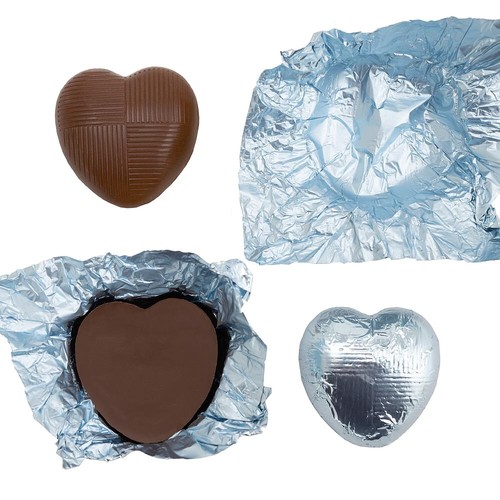 Milk Chocolate Foil Wrapped Hearts (x82 Hearts) - Picture 19 of 46