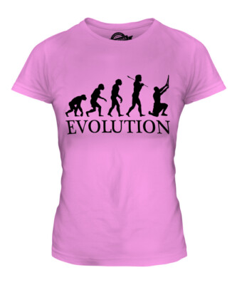 GLADIATOR EVOLUTION LADIES T-SHIRT TEE TOP GIFT ROMAN COSTUME
