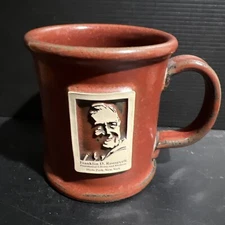 Franklin D Roosevelt FDR Coffee Mug Cup Sunset Hill Stoneware Hyde Park New York