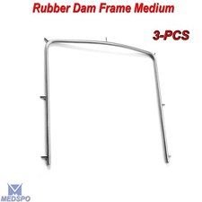 Dental Endodontic Rubber Dam Frame Medium Dentist Laboratory Stainless Steel