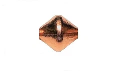 Real Copper Beads Bi-Cone  3mm-5mm 3and5mm Corrugated Approx.100-200-500 Beads