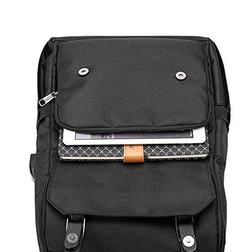 YALUNDISI Vintage Backpack Travel Laptop Backpack with usb  display picture 3