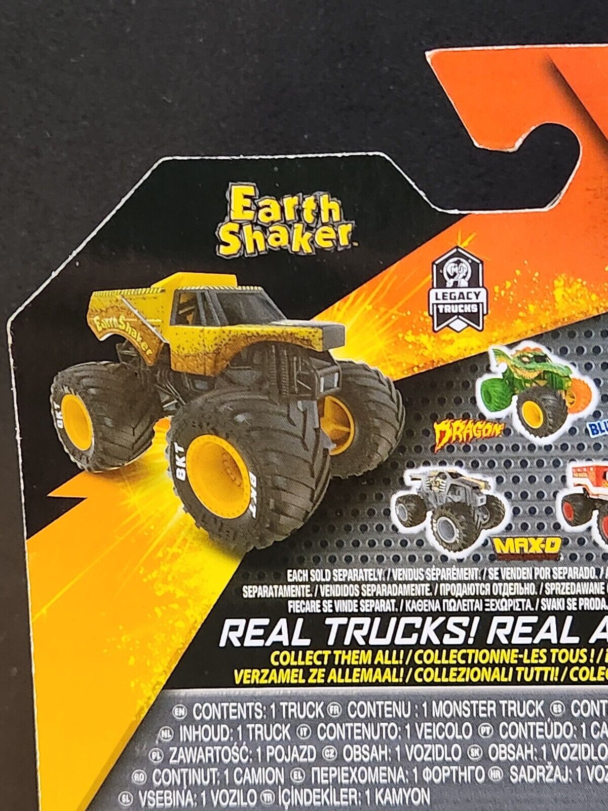 Monster Jam 2023 Spin Master 1:64 Diecast Truck Series 30 Legacy Trucks  Earth Shaker