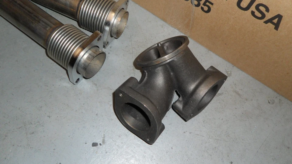 Foles coletor de escape 1999 - 2004 Ford F-350 7.3 diesel Powerstroke crossover - Imagem 2 de 4