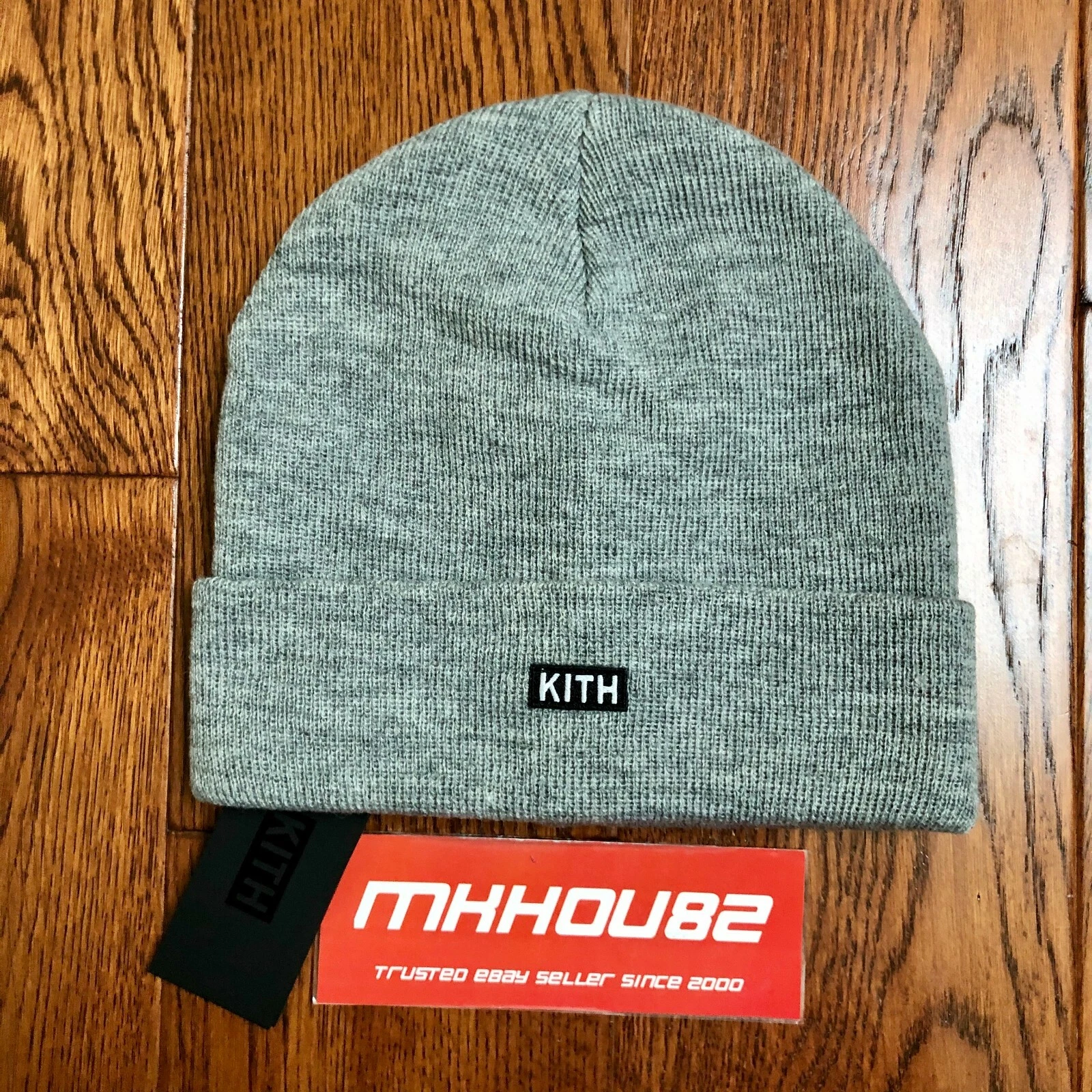 Neuf KITH Kids boîte classique logo bonnet gris suprême FW20 2020 unisexe