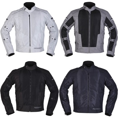 Modeka Mens Motorcycle Jacket Veo Air - Summer Textile Jacket with Protectors